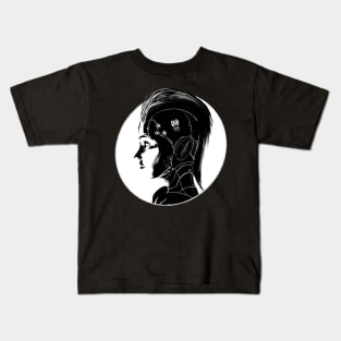 004/100 - Silhouette of an Android Kids T-Shirt